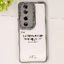 Vivo V40 5G|V40 Pro 5G|S19 Pro 5G|T3 iPaky Transparent Colour Border With Camera Chrome Finishing Back Case (Natural Titanium)