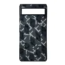 Google Pixel 6A X-Level Spacific design Carbon Fiber & Armaid Fiber Texture Mobile Back Case (Black)
