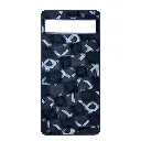Google Pixel 6A X-Level Spacific design Carbon Fiber & Armaid Fiber Texture Mobile Back Case (Blue)