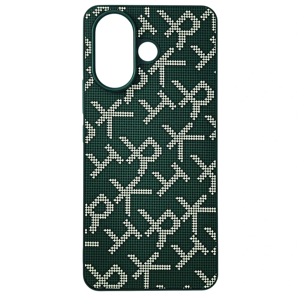 Vivo V60 Lite 4G|5G X-Level Spacific design Carbon Fiber & Armaid Fiber Texture Mobile Back Case (Green)