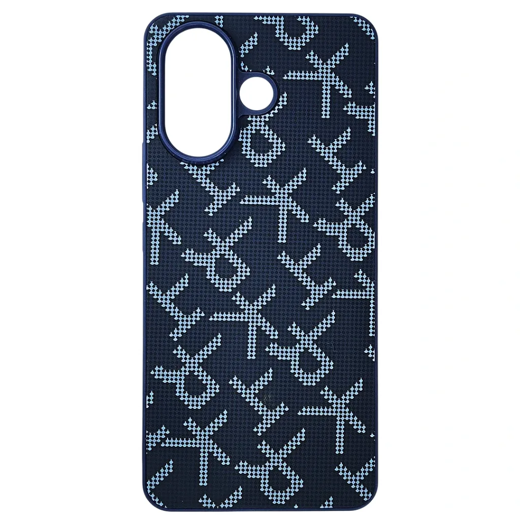 Vivo V60 Lite 4G|5G X-Level Spacific design Carbon Fiber & Armaid Fiber Texture Mobile Back Case (Blue)