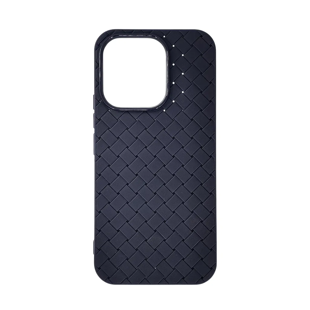 Vivo V70 5G|V70 Lite 4G|5G Woven With Leather Feel Soft Silicone Back Case (Purple)