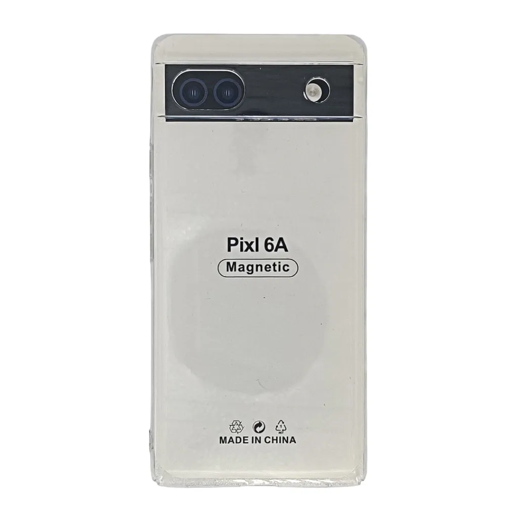 Google Pixel 6A PC Acrylic Tpu|Transparent Mobile Back Case (Crystal)