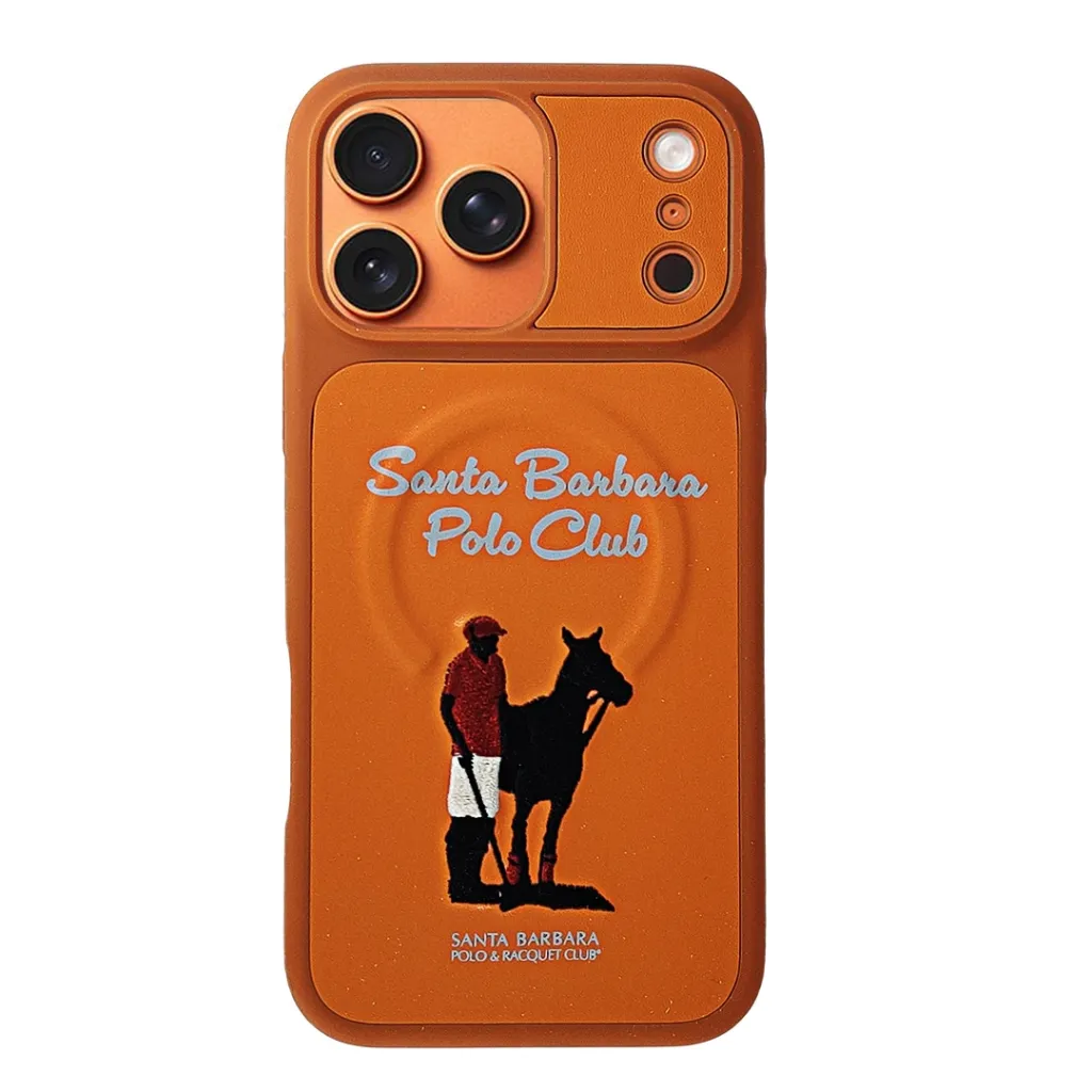 iPhone 17 Pro Max Original Santa Barbara POLO & CLUB Back Case (Cosmic Orange)