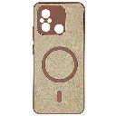 Xaiomi Redmi 12C 4G Built-in Magnetic Ring Premium Leather With Velvet Feel Back Case (Skin)