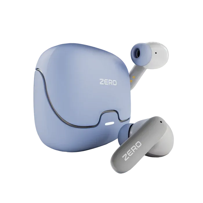 Zero WAVE Pro Wireless Bluetooth Earbuds With ENC Quad Mic And Gaming Mode Upto 100-Hours Play Time
