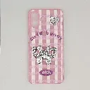 Samsung Galaxy A07 4G|5G Soft Silicone Fancy Silver Stones Butterflies Mobile Back Case (Pink)