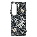 Tecno Camon 40 4G 3D Shinny Ladies Fancy Glitter Featuring Butterfly Embelishments Back Case (Black)