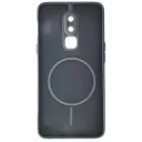 One Plus 6 Stylish & Durable Matte Case With MagSafe Back Case (Gray)
