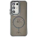 Oppo Realme C85|Realme15X 5G Unique Fosus Camera Ring MagSafe 3D Matte Back Case (Gray)