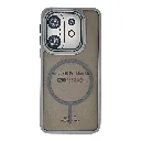 Vivo X200 FE|S30 Pro Mini 5G GN Unique Fosus Camera Ring MagSafe 3D Matte Back Case (Gray)