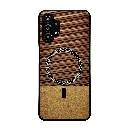 Samsung Galaxy A13 4G|A32 5G Rebest Brand Magnetic Magsafe Charging Compatible Luxuary Dotted Leather Back Case (Dark Brown)