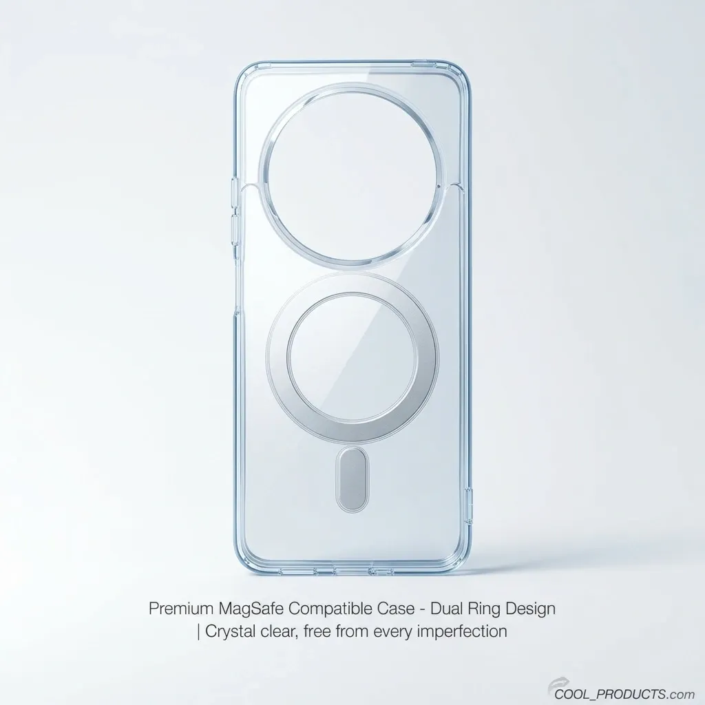 [PO7BMI14C-11] Xaiomi Redmi 14C|Poco C75 Magnetic Magsafe Wirelees Transparent Back Case