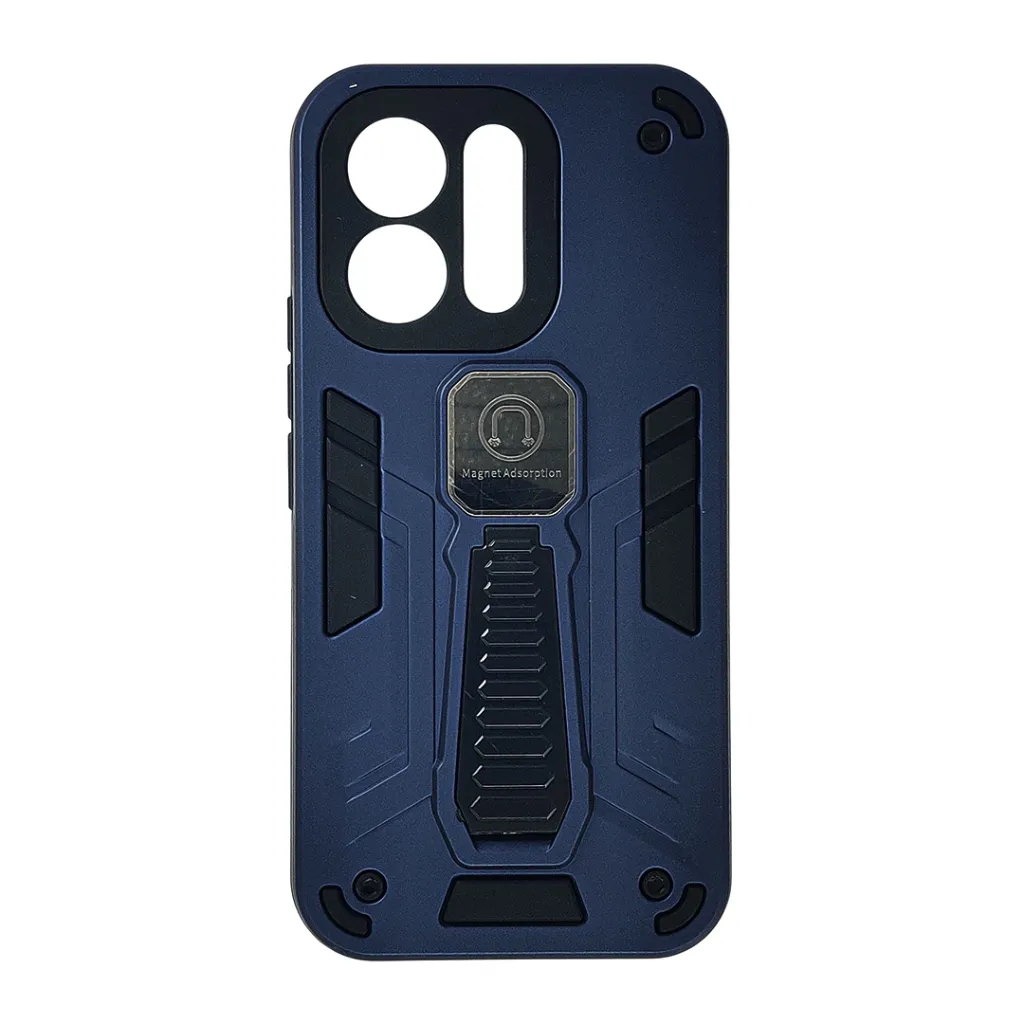 Vivo V70 5G|V70 Lite 4G|5G Armour With Stand Back Case (Navy Blue)