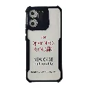 Oppo Reno 14 5G iPaky Transparent Back Case (Black)