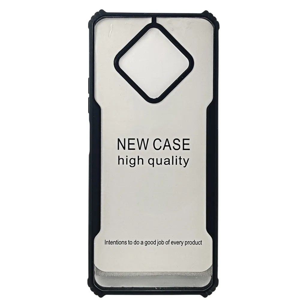 Infinix Zero 8|Zero 8i iPaky Transparent Back Case (Black)