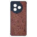 iTel S24 4G Magsafe Logo X-Level Luxuary Leather Back Case (Brown)