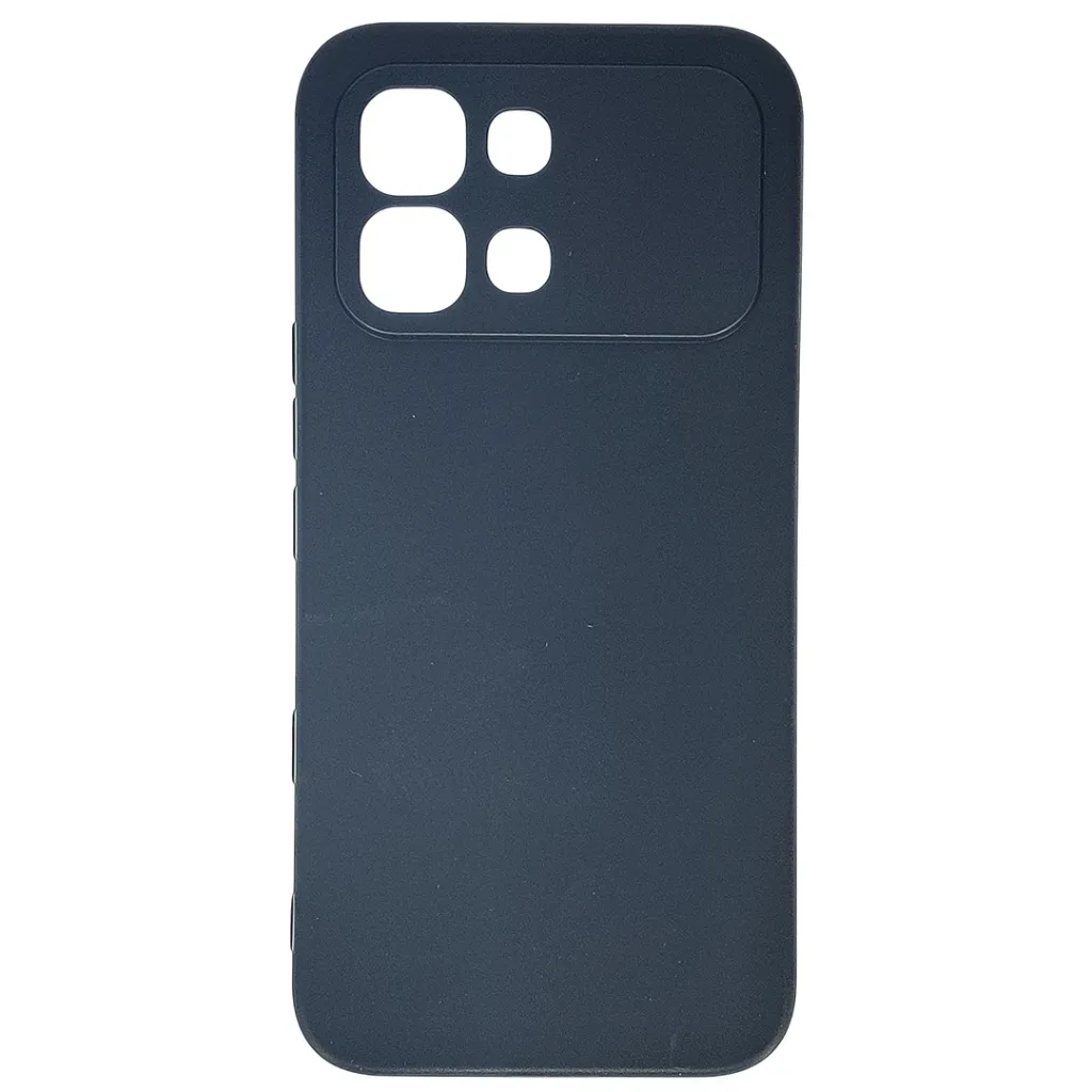 [PO4BINOT60EDG-4-2] Infinix Note 60 Edge 5G Matte Soft Silicone Paper Back Case (Black)