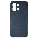 Infinix Note 60 Edge 5G Matte Soft Silicone Paper Back Case (Black)