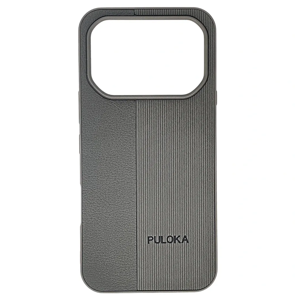 [PO42BINOT60PR-39-36] Infinix Note 60 Pro 4G|Note 60 4G (PULOKA) Logo Braded PU Leather Texture Mobile Back Case (Natural Titanium)