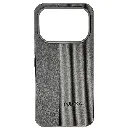 Infinix Note 60 Pro 4G|Note 60 4G (PULOKA) Logo Braded PU Leather Texture Mobile Back Case (Natural Titanium)