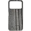 Tecno Spark 50 4G (PULOKA) Logo Braded PU Leather Texture Mobile Back Case (Natural Titanium)