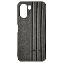 Oppo A6 4G |A6X|A6 5G (PULOKA) Logo Braded PU Leather Texture Mobile Back Case (Natural Titanium)
