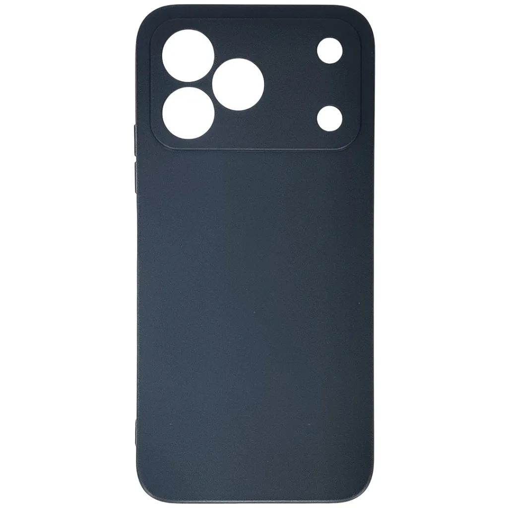 Tecno Spark 50 4G Matte Soft Silicone Paper Back Case (Black)