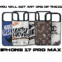 Iphone 17 Pro Max Topographic Themed SmartPhone Back Case