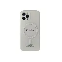 iPhone 12 Pro|iPhone 12 WINCASE Lining Texture Paper With Mage Safe Logo Back Case (Crystal)