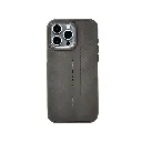 iPhone 15 Pro Max 3D Magline XT_Carbon Fiber Texture and a distinctive Orange Camera Ring (Natural Titanium)