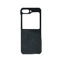 Samsung Galaxy Z Flip 6 Official Luxuary Leather Back Case (Black)
