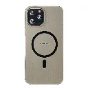 iPhone 12 Pro Max WINCASE Lining Texture Paper With Mage Safe Logo Back Case (Gray)