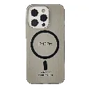 iPhone 16 Pro WINCASE Lining Texture Paper With Mage Safe Logo Back Case (Gray)