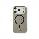 iPhone 17 Pro WINCASE Lining Texture Paper With Mage Safe Logo Back Case (Gray)