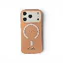 iPhone 17 Pro WINCASE Lining Texture Paper With Mage Safe Logo Back Case (Cosmic Orange)