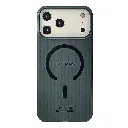 iPhone 17 Pro Max WINCASE Lining Texture Paper With Mage Safe Logo Back Case (Zinc)
