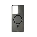 Samsung Galaxy S21 Ultra MagSafe & Matt Hard Paper Back Case (Black)