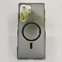 Samsung Galaxy S25 Ultra MagSafe & Matt Hard Paper Back Case (Black)