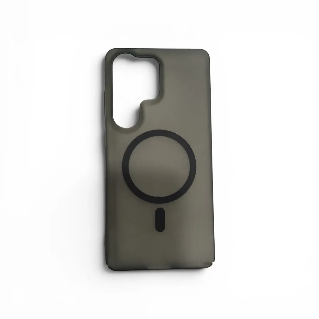 [PO4BSS26U-14-2] Samsung Galaxy S26 Ultra MagSafe & Matt Hard Paper Back Case (Black)