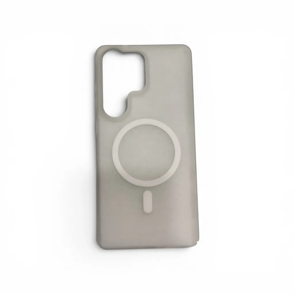 [PO4BSS26U-14-1] Samsung Galaxy S26 Ultra MagSafe & Matt Hard Paper Back Case (White)