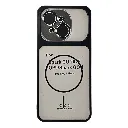Tecno Spark Go 1|Spark Go 2025|Pop 9 Ultra-Thin Paper Matte Finish With MagSafe Logo Printed Mobile Back Case (Black)