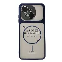 Tecno Spark Go 1|Spark Go 2025|Pop 9 Ultra-Thin Paper Matte Finish With MagSafe Logo Printed Mobile Back Case (Blue)