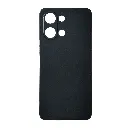 Vivo Y05 4G|Vivo Y11D Matte Soft Silicone Paper Back Case (Black)