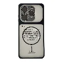 Infinix Hot 40i|Smart 8|Smart 8 Pro |Tecno Pop 8|Spark 20C|Spark 20 Ultra-Thin Paper Matte Finish With MagSafe Logo Printed Mobile Back Case (Black)