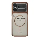 InfiniX Smart 20 4G Ultra-Thin Paper Matte Finish With MagSafe Logo Printed Mobile Back Case (Brown)