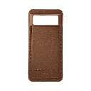 Google Pixel 8 Polo & Racquet Club Stitched Deatailing Leather Texture Mobile Back Case (Brown)