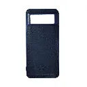 Google Pixel 8 Polo & Racquet Club Stitched Deatailing Leather Texture Mobile Back Case (Navy Blue)