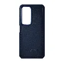Infinix Hot 60 4G|Hot 60i 4G Polo & Racquet Club Stitched Deatailing Leather Texture Mobile Back Case (Navy Blue)