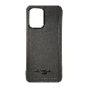 InfiniX Smart 10 & POP 10 & Spark GO 2 Polo & Racquet Club Stitched Deatailing Leather Texture Mobile Back Case (Gray)
